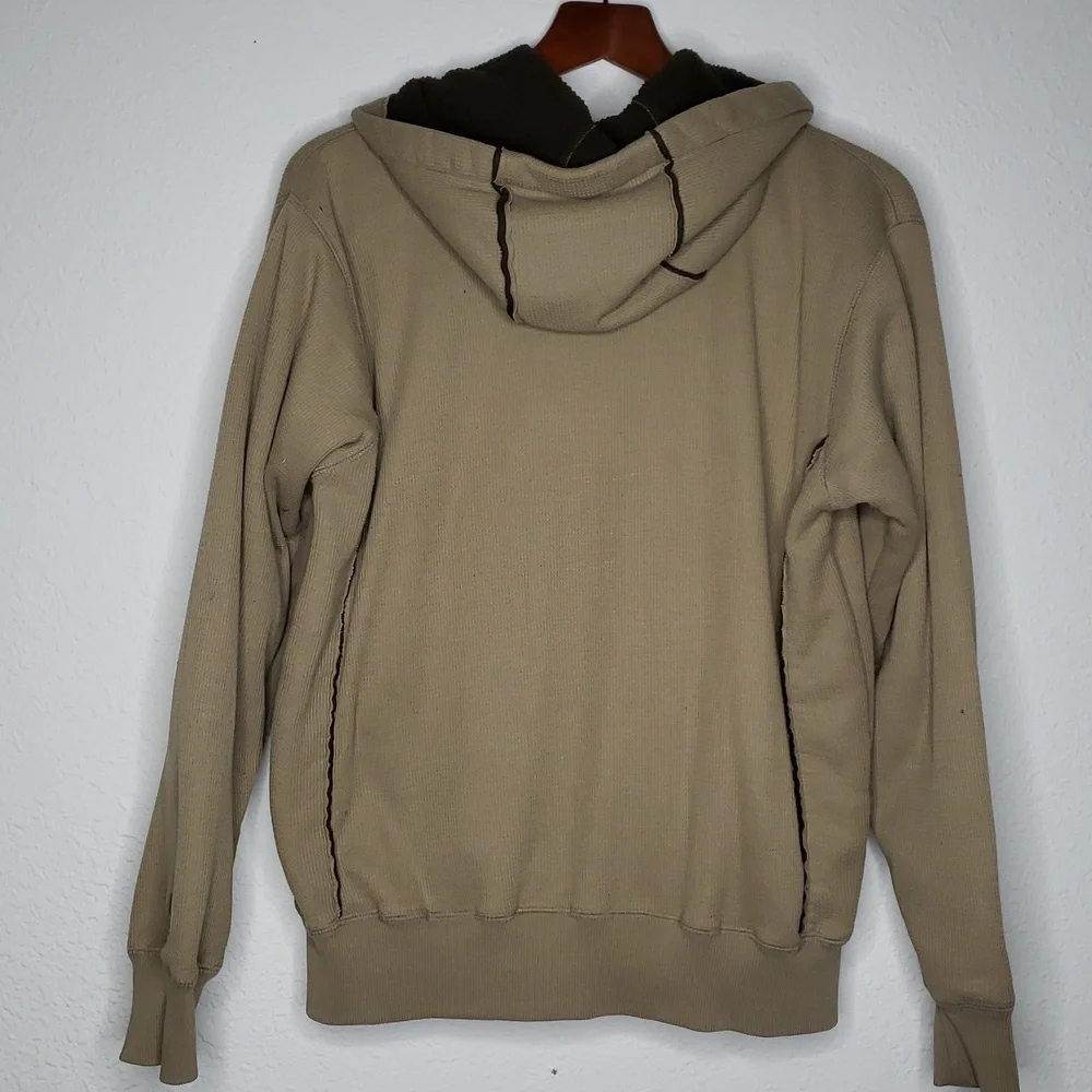 Vintage Billabong Mens Embroidered Logo Full Zip Hoodie Size M Preppy Y2K Fleece - Picture 7 of 16